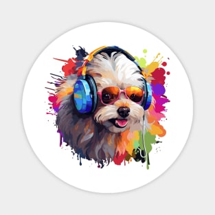 Colorful Cute puppies Magnet